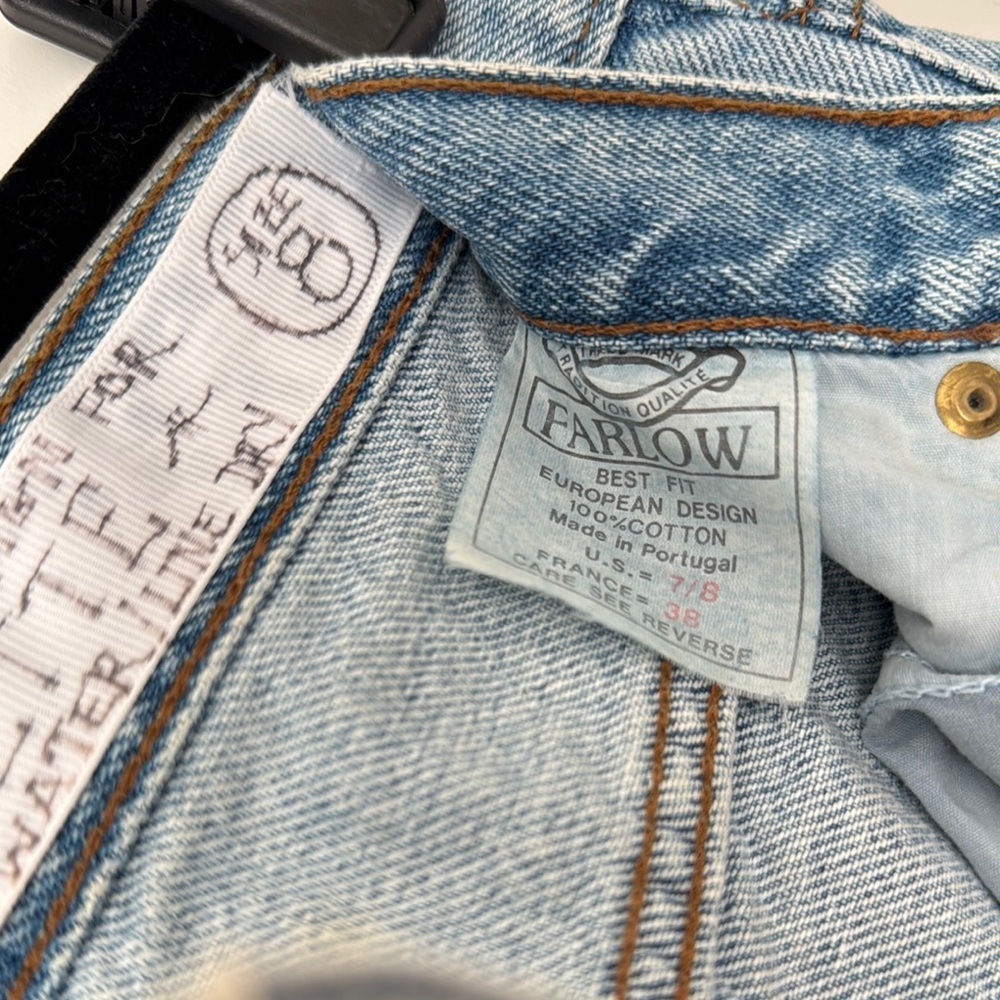 Vintage 90s Custom Farlow Paris Embellished Jeans - Picture 6 of 13